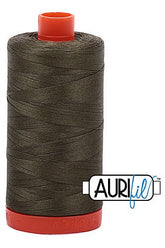 Aurifil Mako 50wt Cotton 1300 m 1422 yd. spool - 2905 Army Green